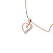 Heart Bloom Diamond Pendant