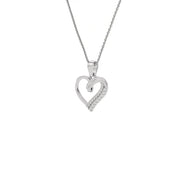 Heart Bloom Diamond Pendant