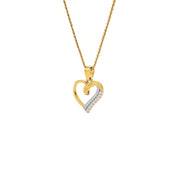 Heart Bloom Diamond Pendant