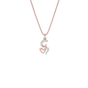 Twisted Infinity Diamond Pendant