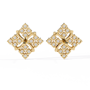 Celeste Square Stud Earrings