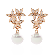 Aveline Floral Stud Earrings