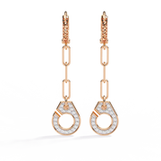Lyra Link Drop Earrings