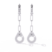 Lyra Link Drop Earrings