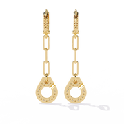 Lyra Link Drop Earrings
