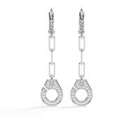 Lyra Link Drop Earrings