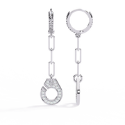 Lyra Link Drop Earrings