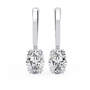 Nova Solitaire Drop Earrings