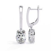 Nova Solitaire Drop Earrings