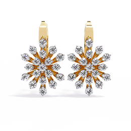 Aurora Bloom Hoop Earrings