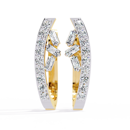 Zenith Arc Hoops Earrings