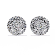 Aura Oval Studs Earrings