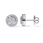 Aura Oval Studs Earrings
