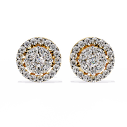 Aura Oval Studs Earrings