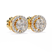 Aura Oval Studs Earrings