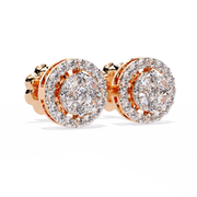 Aura Oval Studs Earrings