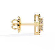 Aura Oval Studs Earrings