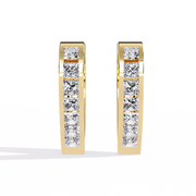 Heart-Shaped Hoop Earrings