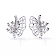 Mariposa Lattice Diamond Studs Earrings