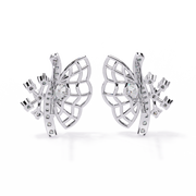 Mariposa Lattice Diamond Studs Earrings