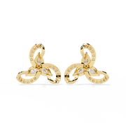 Trillian Twist Cluster Studs Earrings