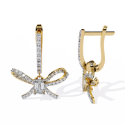 Belle Bow Drop Earrings