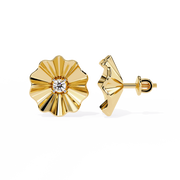 Aurora Sunburst Stud Earrings