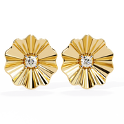 Aurora Sunburst Stud Earrings