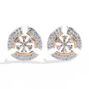 Glacial Compass Studs Earrings