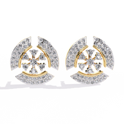 Glacial Compass Studs Earrings