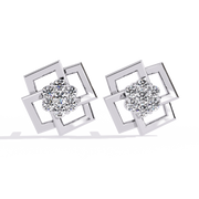 Infinite Frame Studs Earrings