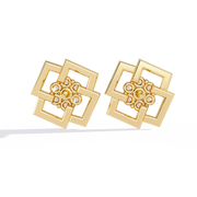 Infinite Frame Studs Earrings