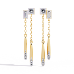 Eclipse Aura Studs Earrings