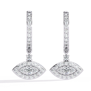 Evil Eye Drop Earrings