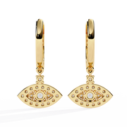 Evil Eye Drop Earrings