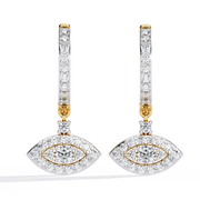 Evil Eye Drop Earrings