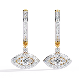Evil Eye Drop Earrings