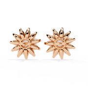 Sunburst Solstice Marquise Studs Earrings