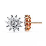 Sunburst Solstice Marquise Studs Earrings