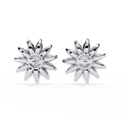 Sunburst Solstice Marquise Studs Earrings