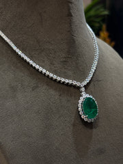 Starry Embrace Lab Diamond Necklace