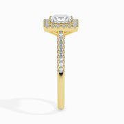 2ct Princess Halo Lab Diamond Brianna Ring