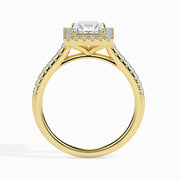 2ct Princess Halo Lab Diamond Brianna Ring