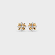 Alternate Flower Bloom Diamond Studs