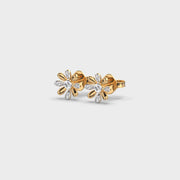 Alternate Flower Bloom Diamond Studs