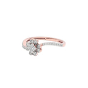 Clover Floral Diamond Ring