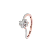 Clover Floral Diamond Ring