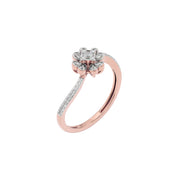 Clover Floral Diamond Ring