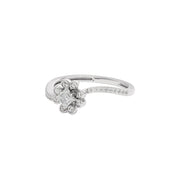 Clover Floral Diamond Ring