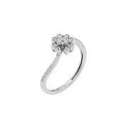 Clover Floral Diamond Ring